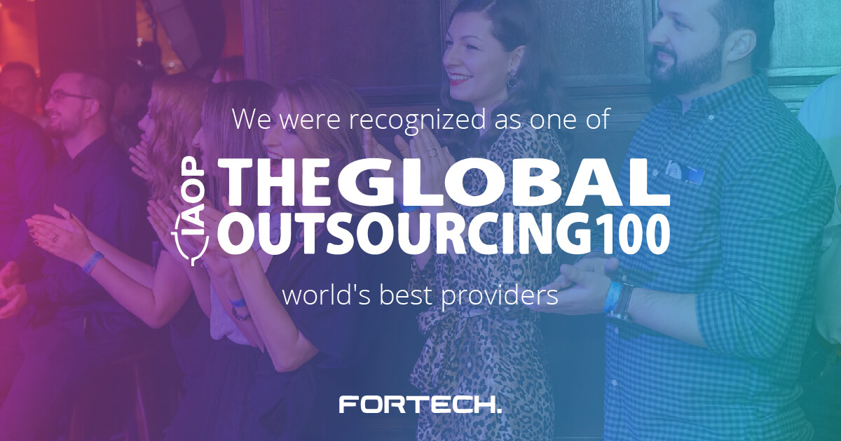 Fortech was included in the IAOP® 2021 The Global Outsourcing 100®